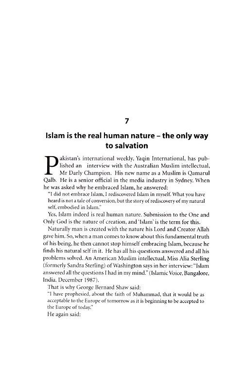 Human Nature: The Only Solution