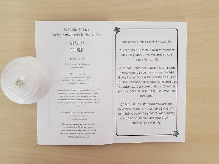 My Shukr Journal - a Gratitude Journal for Kids