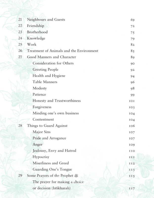 In The Prophets Garden: A Selection Of 200 Ahadith For Young Books