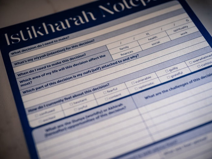 Istikharah Notepad: A Practical Tool to Decide With Barakah