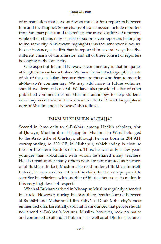 Sahih Muslim, with Full Commentary: Volume 1