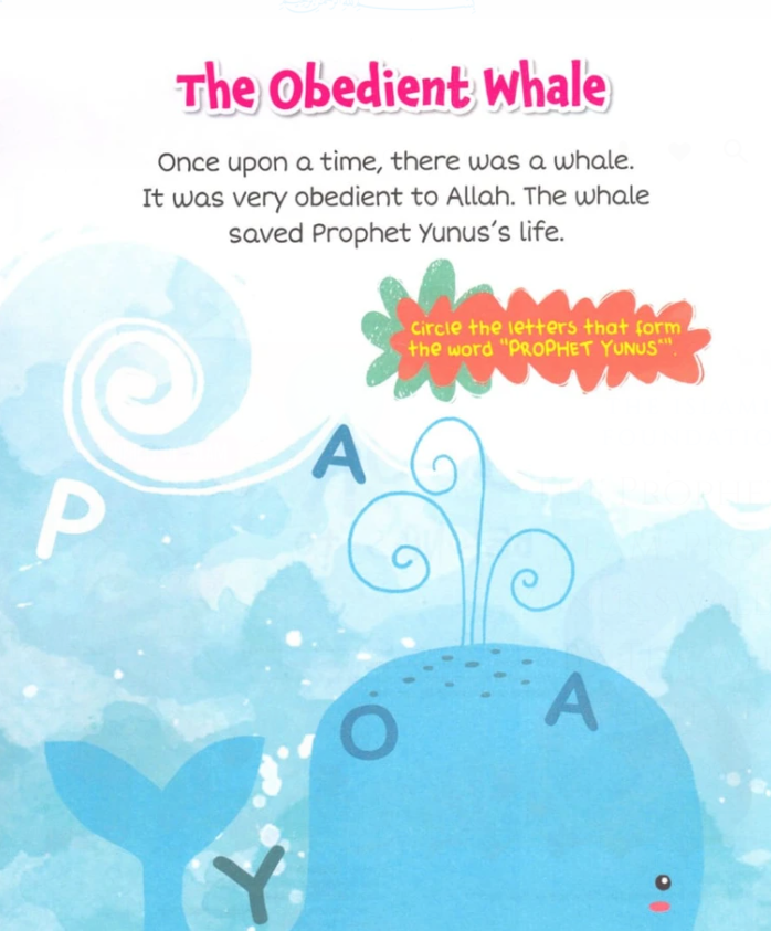 The Prophets of Islam Activity Book: Prophet Yunus and the Whale