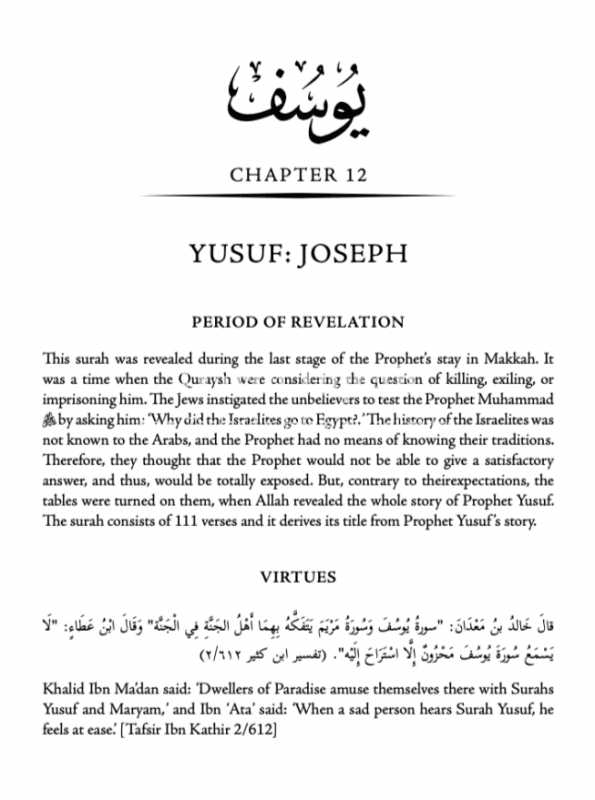 Journey Through The Quran: An Overview Of All 114 Chapters Books