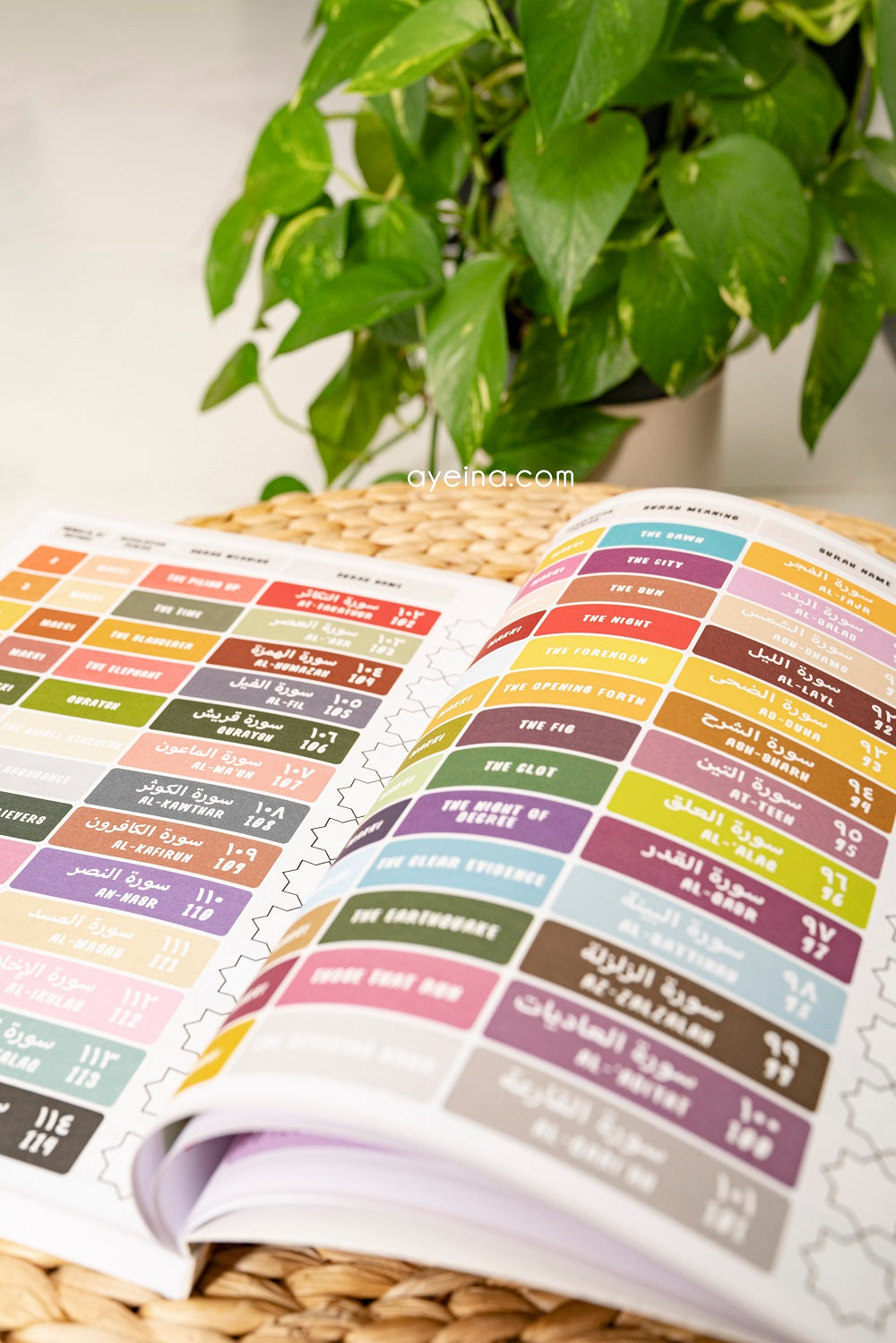Juz Journals (Colour Coded Tajweed, Word for Word Meaning, Mini-Tafsir, Hifdh Tracker, Arabic Practice and Quran Journaling)