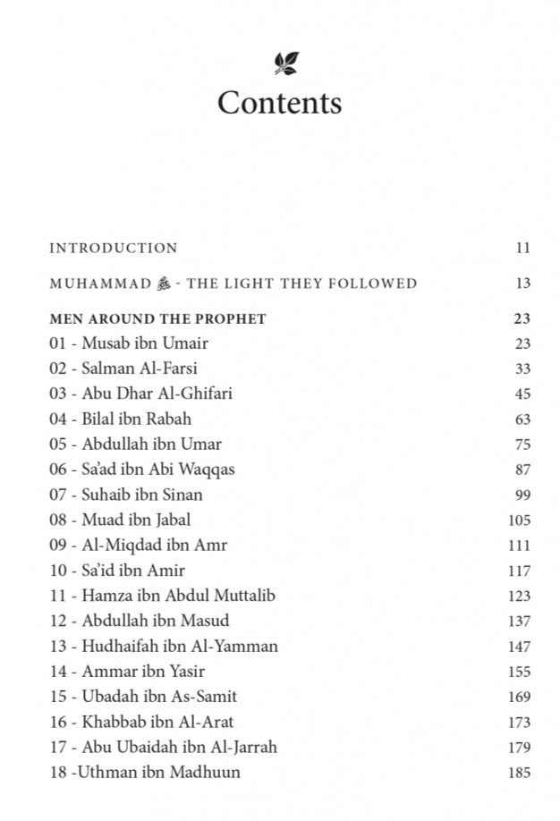 Men Around the Prophet ﷺ