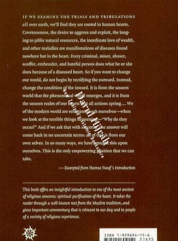 Purification Of The Heart: Signs Symptoms And Cures Spiritual Diseases Heart Books