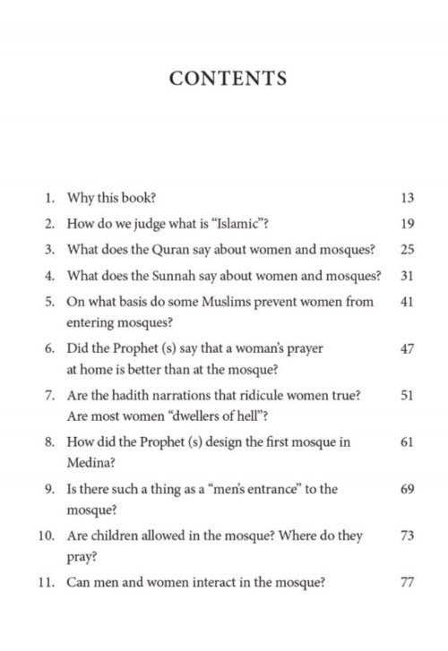Reclaiming the Mosque: The Role of Women in Islam's House of Worship