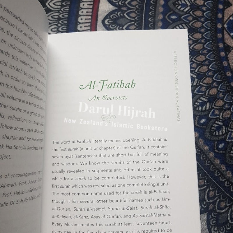 Reflections On Surah Al-Fatihah Print Books