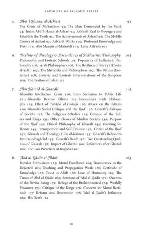 Saviours of Islamic Spirit: 10 Great Muslims