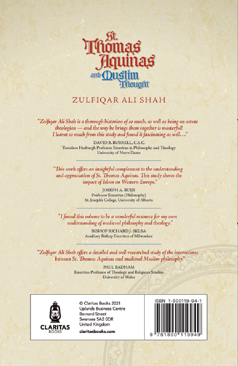 St. Thomas Aquinas and Muslim Thought