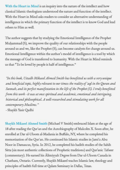 With the Heart in Mind: The Moral and Emotional Intelligence of the Prophet ﷺ