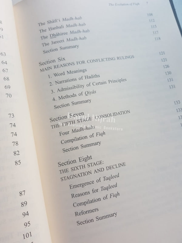 The Evolution Of Fiqh (Islamic Law And The Madh-Habs) Print Books