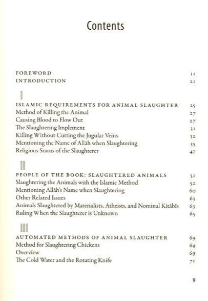 The Islamic Laws of Animal Slaughter