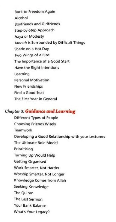 The Muslim Student's Guide to University and Beyond