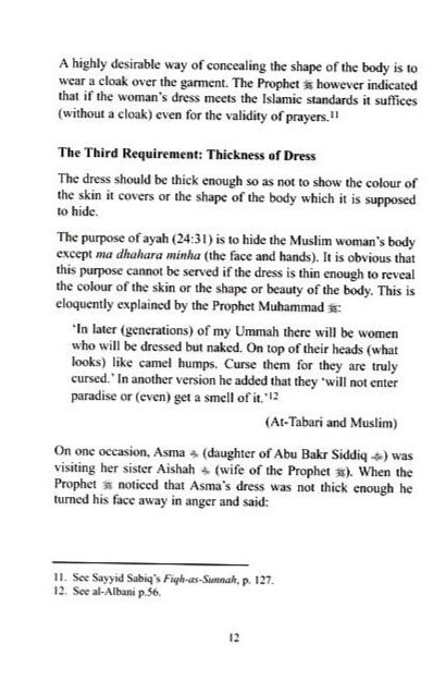 The Muslim Woman's and Muslim Man's Dress
